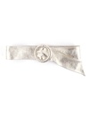 Lederen riem Rond metallic | 800048