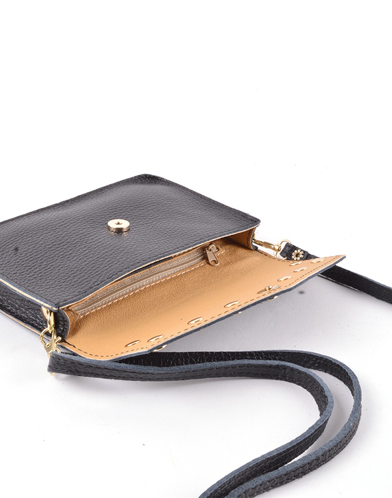 Leren schoudertasje | Beltbag | 9000582