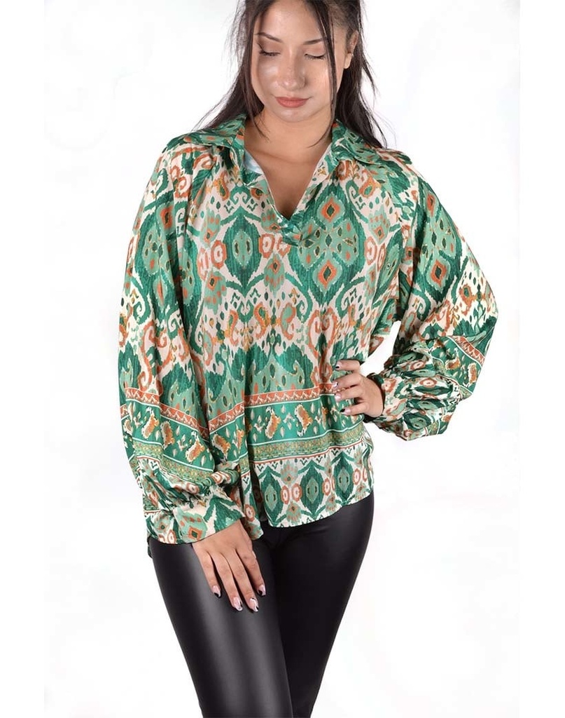 Blouse | 621570 (Groen)