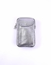 Lederen telefoontasje metallic  5527921