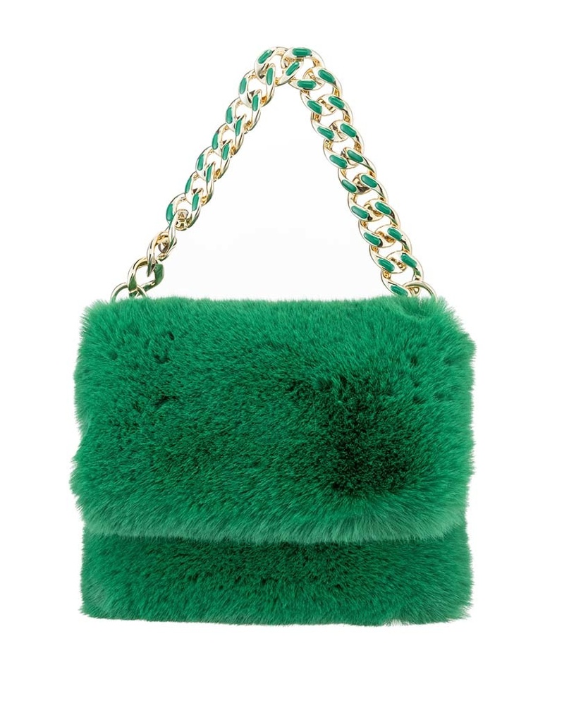 Kunstbont handtas | BO013 (Groen)