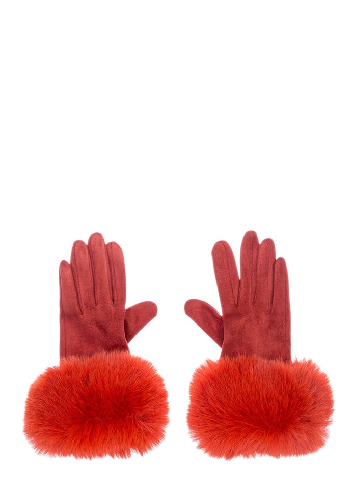 Suedine handschoenen | GL017 (Zwart)
