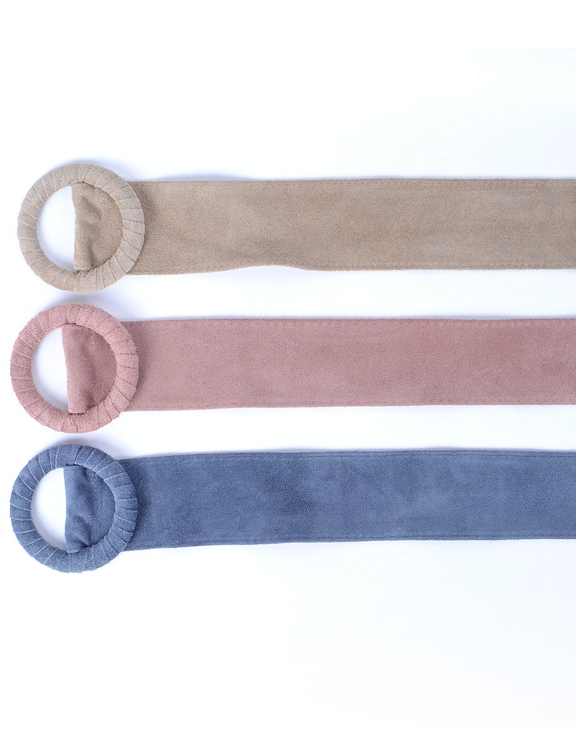 Suède riem Rond | 800048