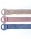 Suède riem Rond | 800048