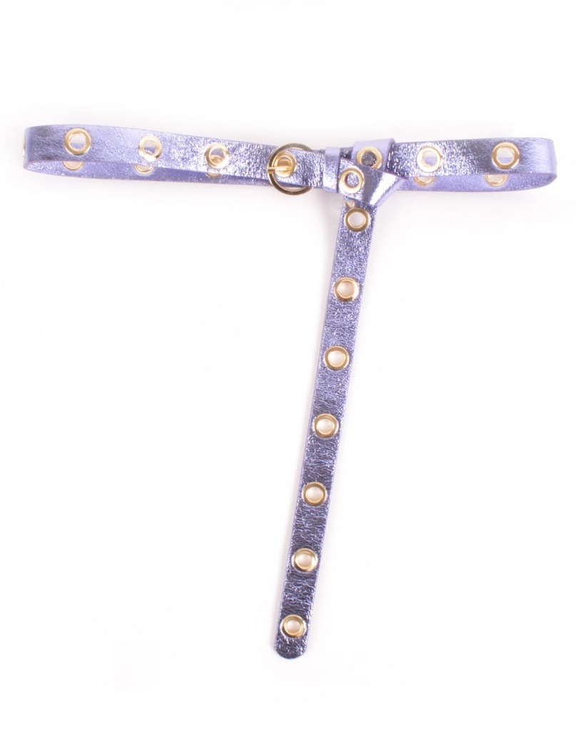 Riem - Metalen gaatjes leer metallic | 800005