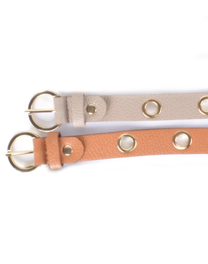 Riem - Metalen gaatjes leer | 559087