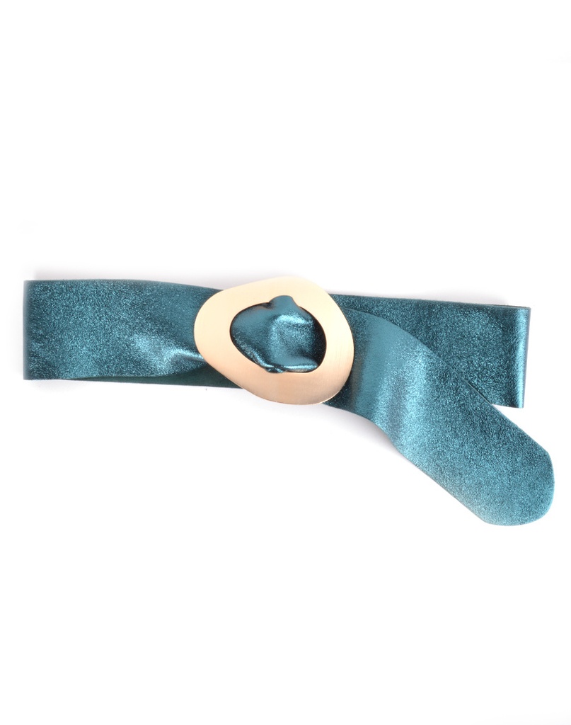 Leren riemen | METALLIC | 400086