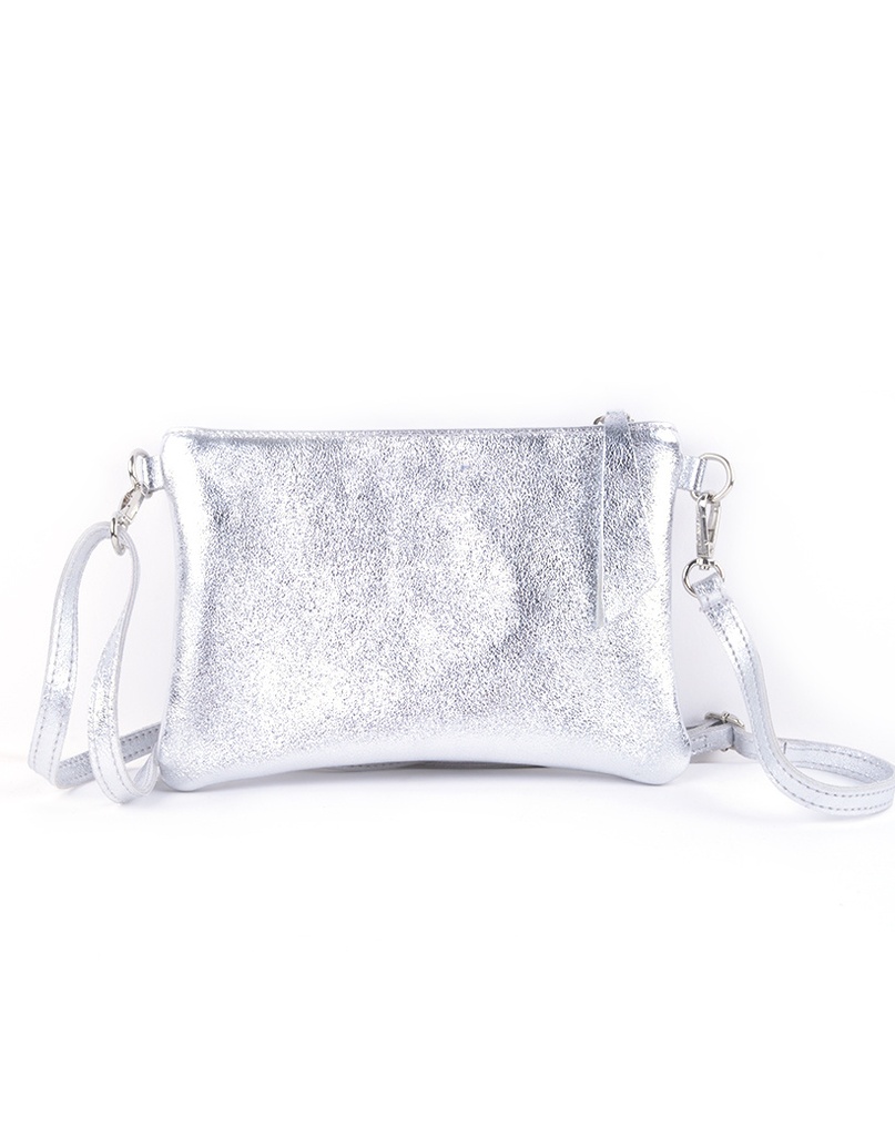 Suède schoudertasje Metallic | 900026