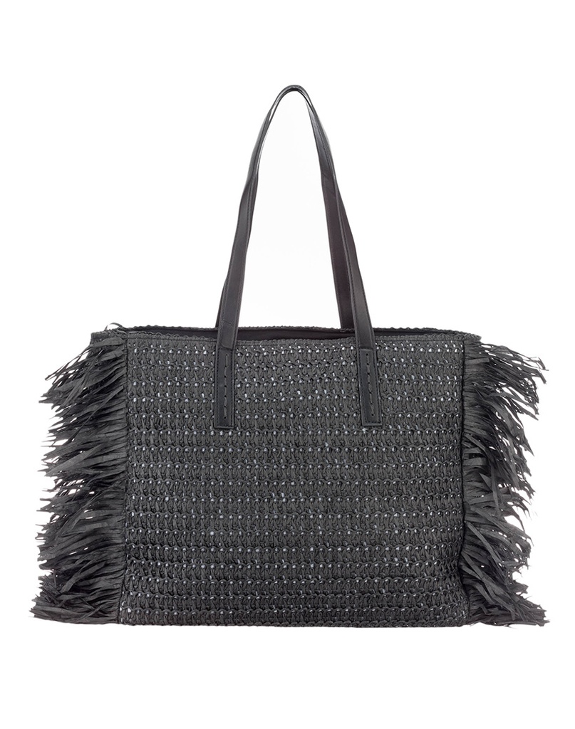 Handtas franjes | 10329 (Zwart)