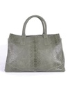 Lederen handtas | Kroko | 552883