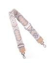 Schouderband | Tapijt zilver