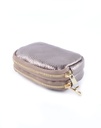 Lederen metallic portemonnee | 559103