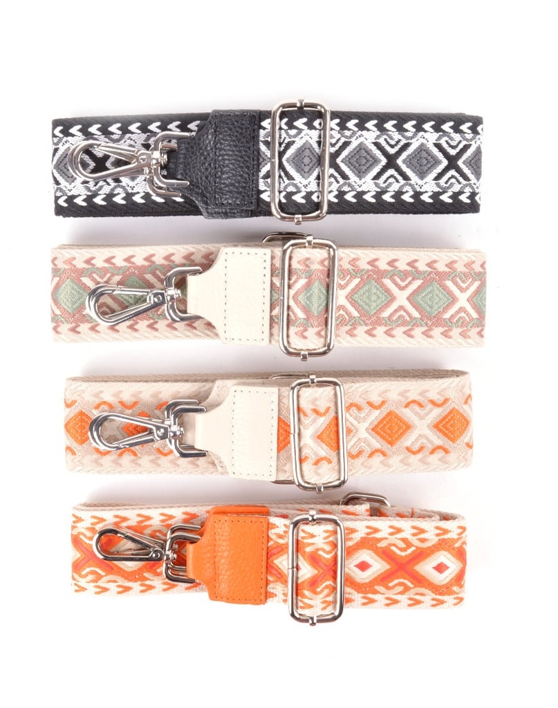 Schouderband | X-X | Zilver | 300080 (Zwart)