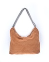 Lederen schoudertas suede | 552919