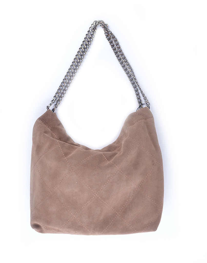 Lederen schoudertas suede | 552919