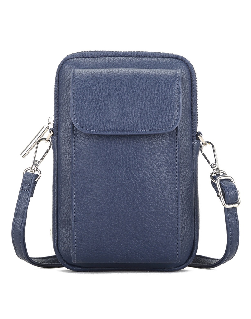 Kunstlederen telefoontas | 30283 (Donkerblauw)