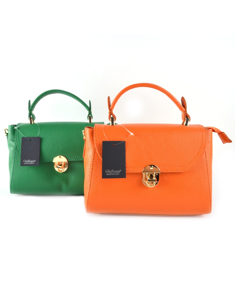 Leren handtas | 552926 (Groen)