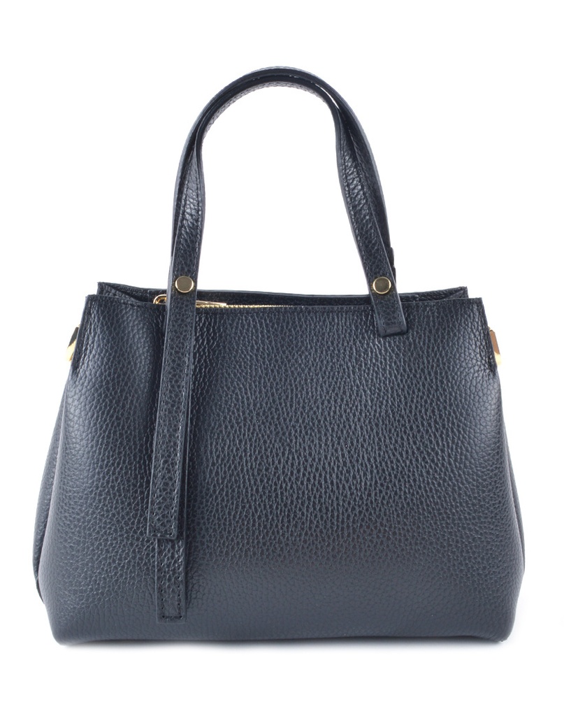 Leren handtas | 552927 (Zwart)