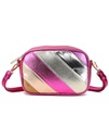 Kunstlederen rainbow schoudertas metallic | 70109