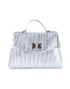 Lederen handtas metallic | 9001450