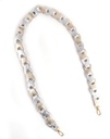 Schouderband gevlochten metallic Breed XL | 5590902