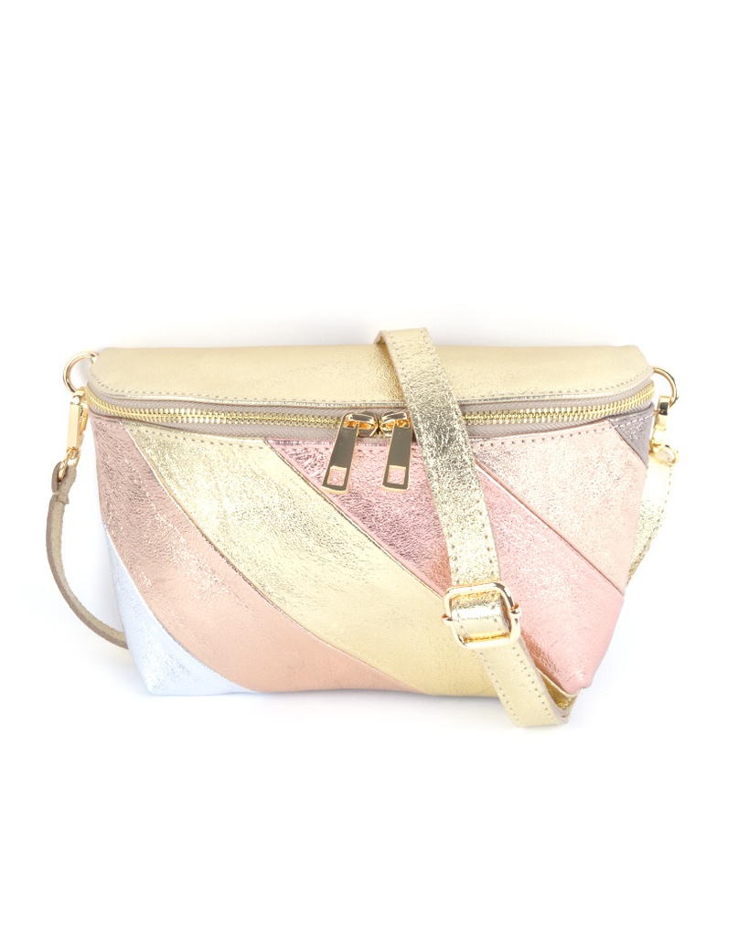 Lederen heuptas Rainbow Metallic | 552945 (Goud)