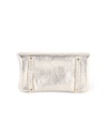 Lederen portemonnee metallic | 552208