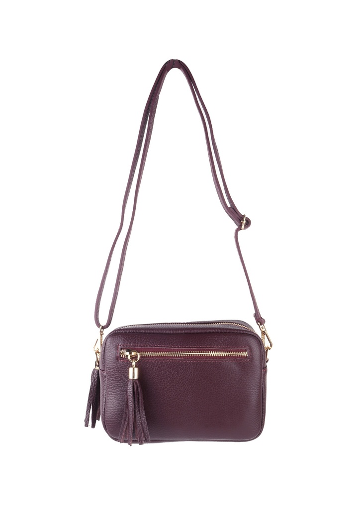 Lederen schoudertas | 900128