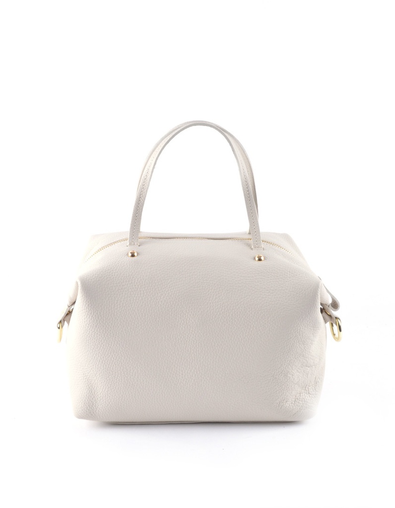 Lederen handtas | 552186 (Beige)