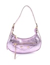 Leren metallic schoudertas | 552849
