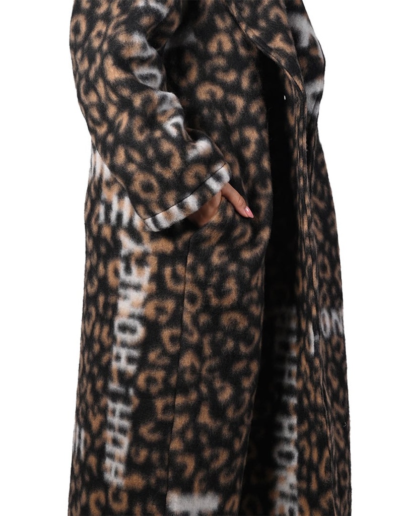 Fleece Jas | Panter | 62269 (Zwart)