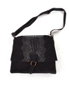Suede kroko schoudertas | 552300