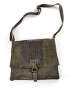 Suede kroko schoudertas | 552300