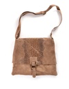 Suede kroko schoudertas | 552300
