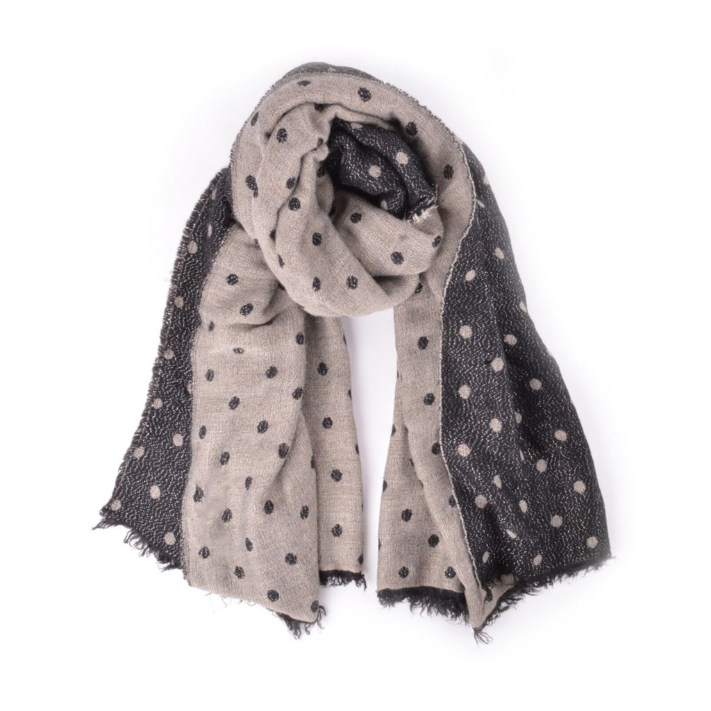 Winter Sjaal Stippen | 700202 (Taupe)