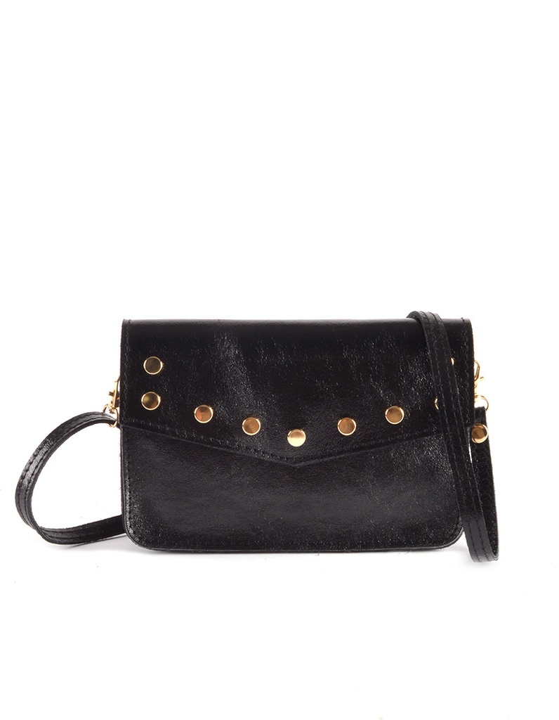 Leren Schoudertasje | Beltbag Metallic | 900058