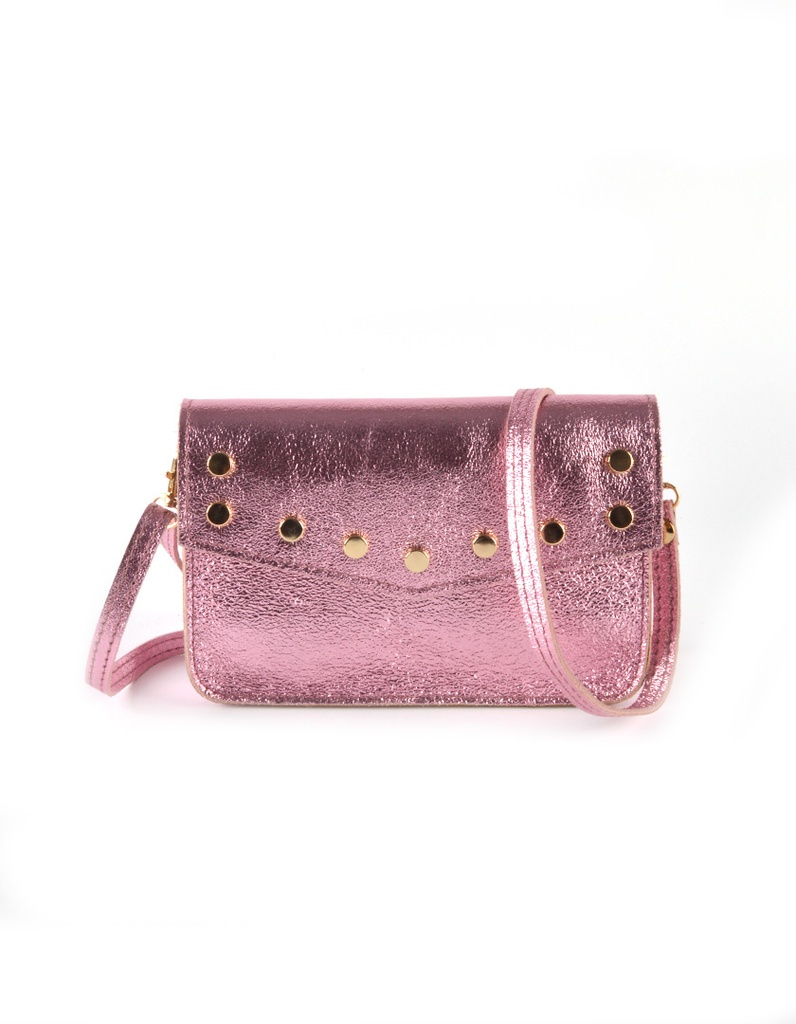 Leren Schoudertasje | Beltbag Metallic | 900058