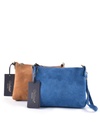 Suede schoudertas | 552950