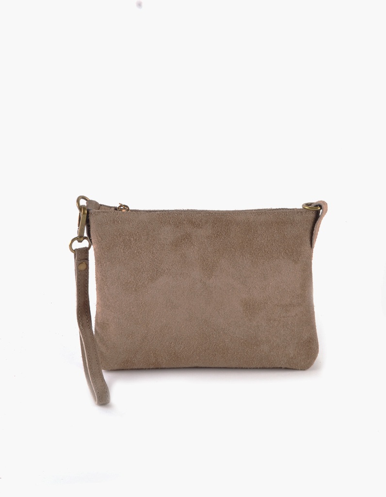 Suede schoudertas | 552950