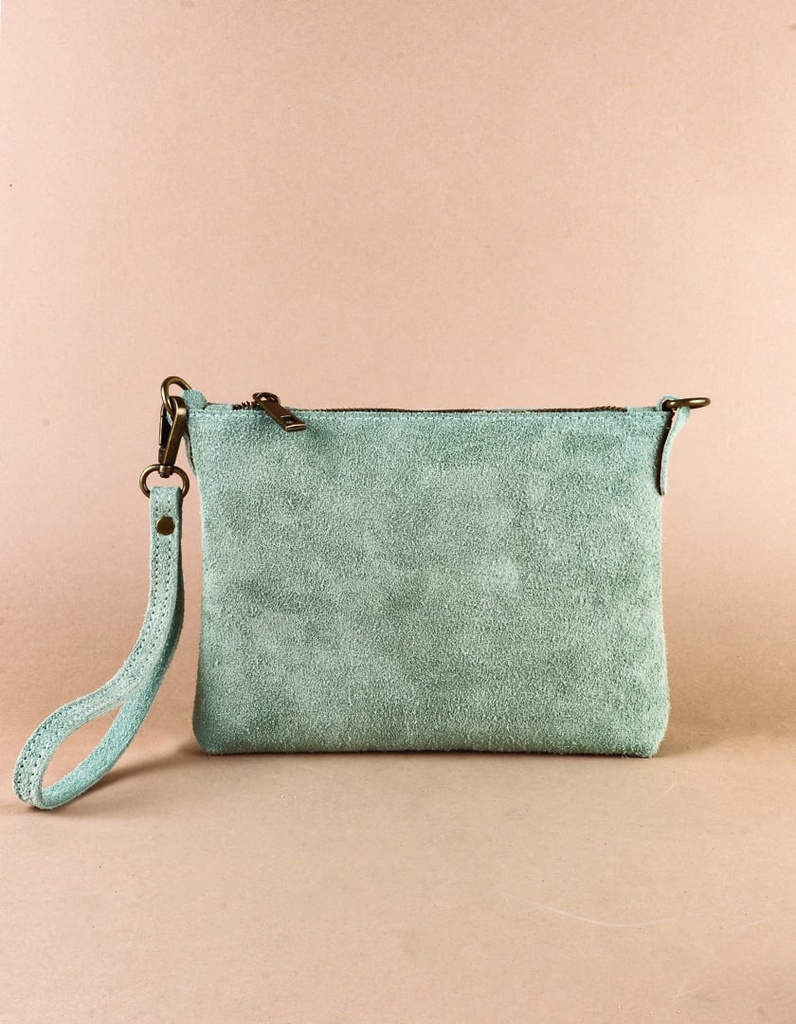 Suede schoudertas | 552950