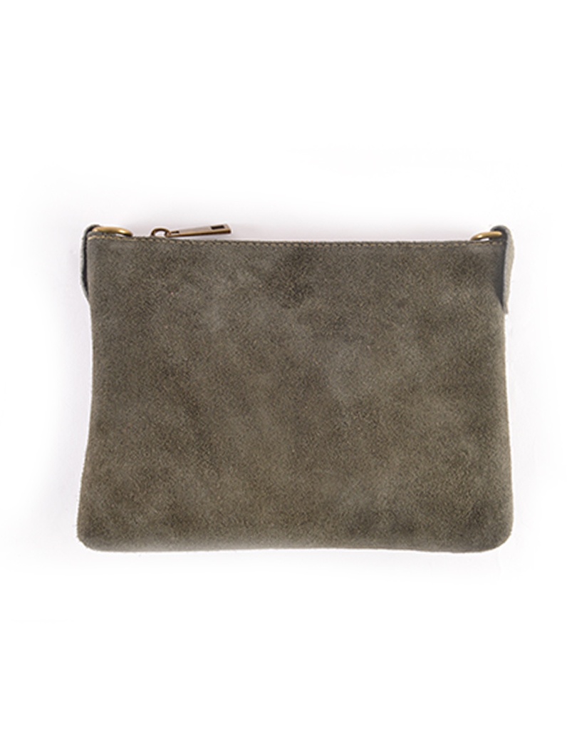 Suede schoudertas | 552950