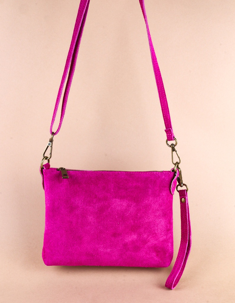 Suede schoudertas | 552950