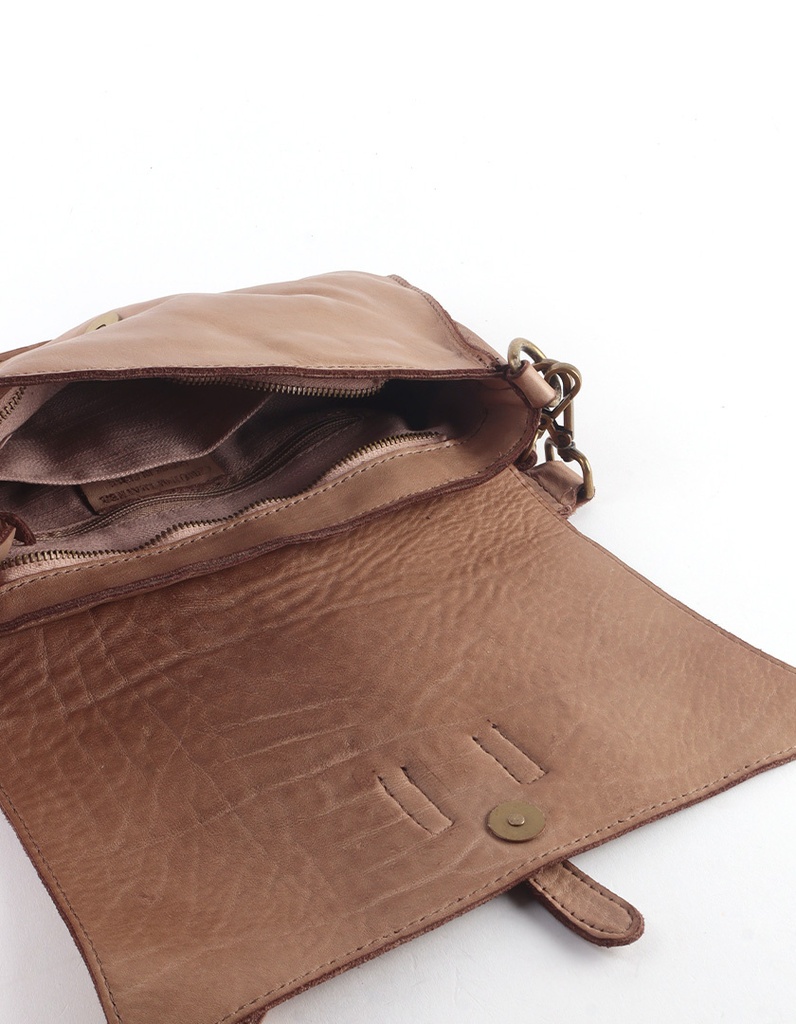 Gewassen Lederen Handtas | 552387