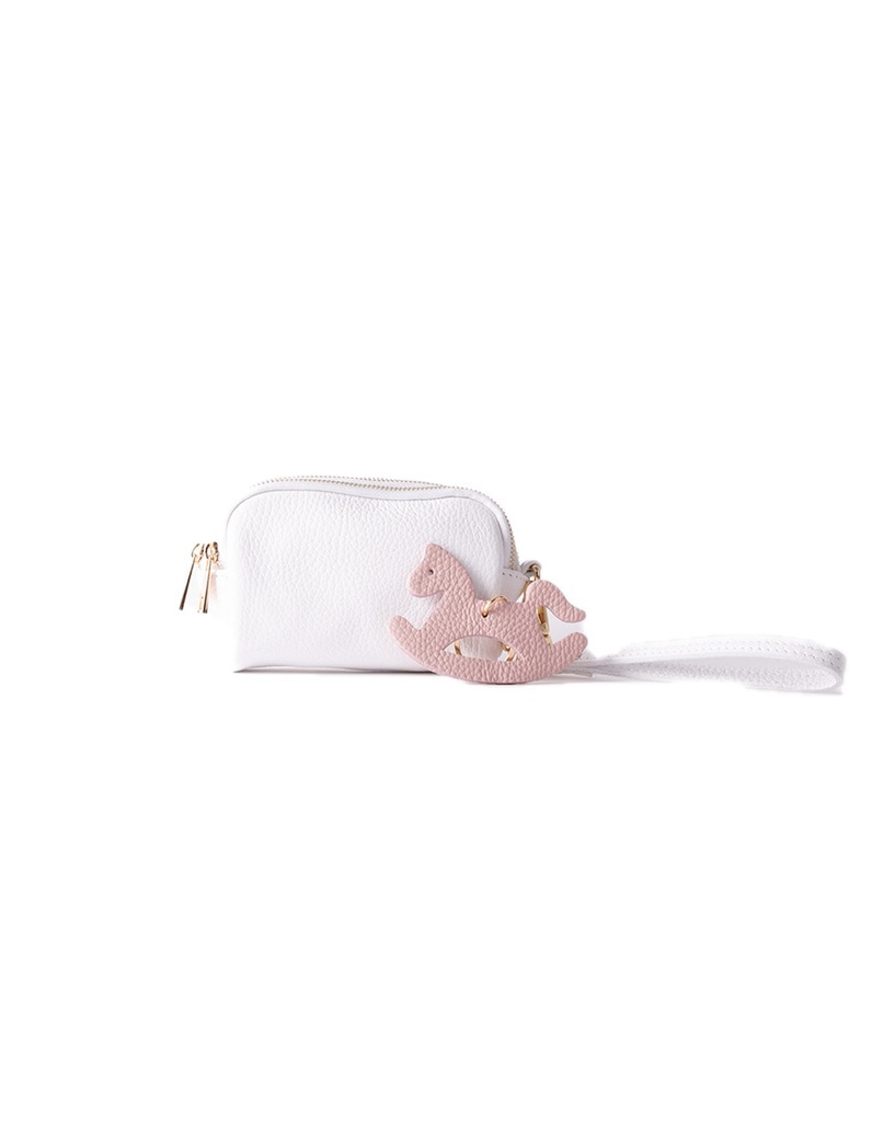 Lederen etui met sleutelhanger | 23160