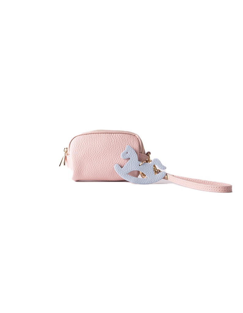 Lederen etui met sleutelhanger | 23160