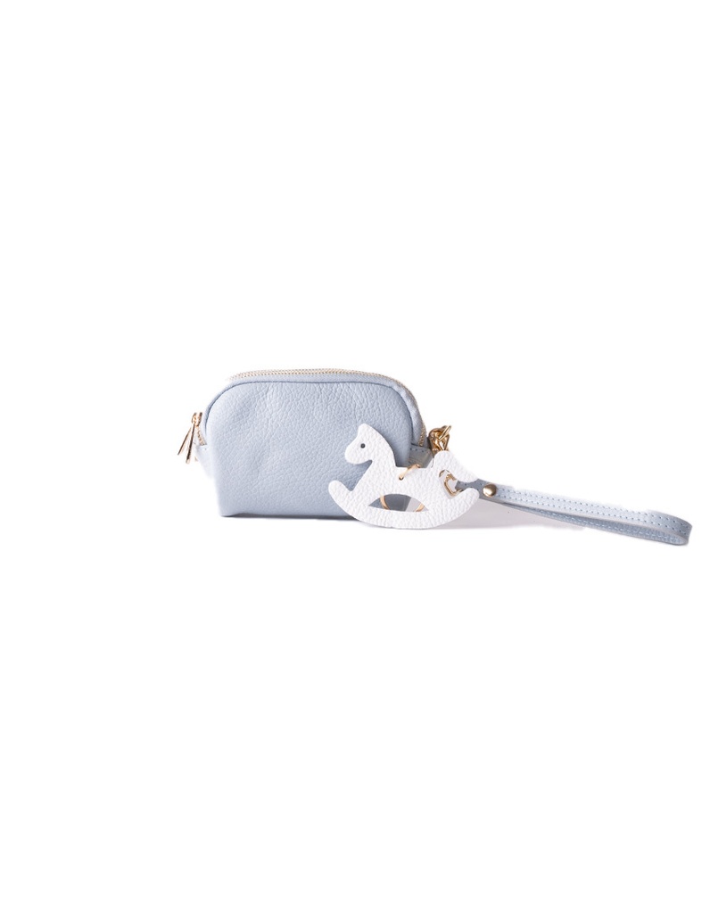 Lederen etui met sleutelhanger | 23160