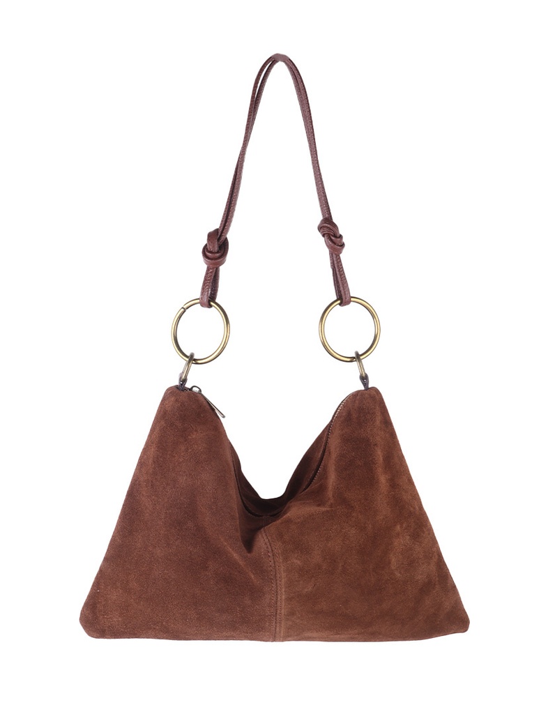 Suede schoudertas | 552406