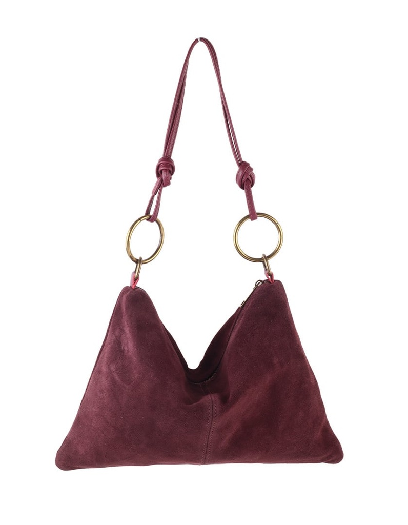 Suede schoudertas | 552406