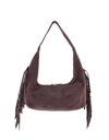 Suede schoudertas | 552409
