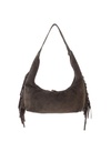 Suede schoudertas | 552409